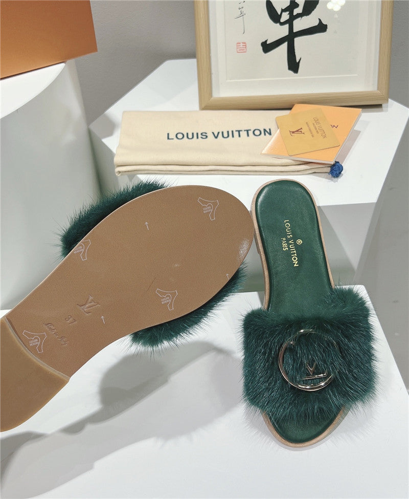 High Quality Luxury Louis Vuitton Flat Open Toe Sandals – Style 81187 product detail