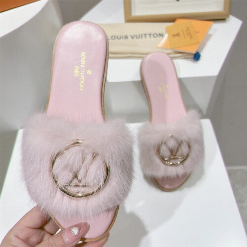 High Quality Luxury Louis Vuitton Flat Open Toe Sandals – Style 13955 alternate view