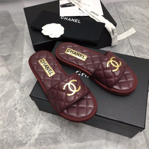 High Quality Luxury Chanel Explosion Iogo Sandals – Style 04390