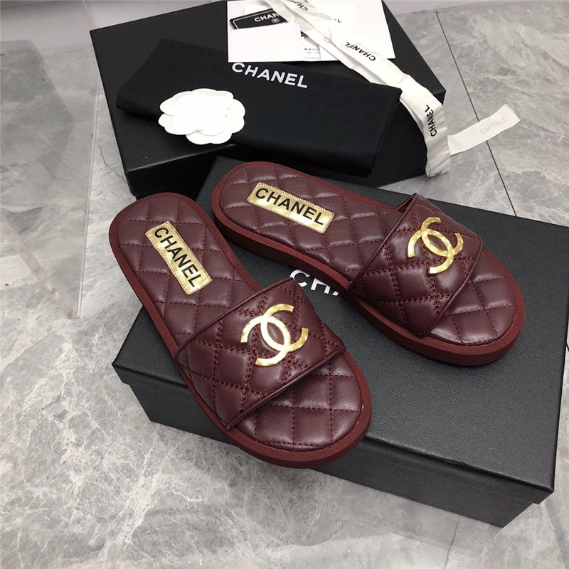 High Quality Luxury Chanel Explosion Iogo Sandals – Style 04390