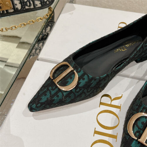 High Quality Luxury Dior Early Spring New Pointed Flat Shoes product detail