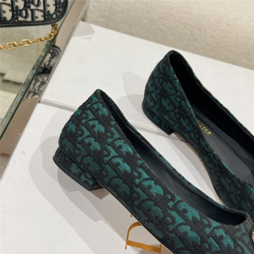High Quality Luxury Dior Early Spring New Pointed Flat Shoes product detail