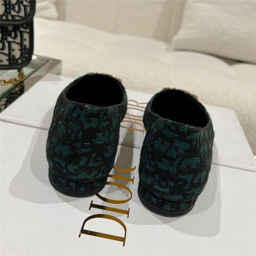 High Quality Luxury Dior Early Spring New Pointed Flat Shoes product detail