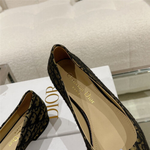 High Quality Luxury Dior Early Spring New Pointed Flat Shoes – Style 41990 product detail