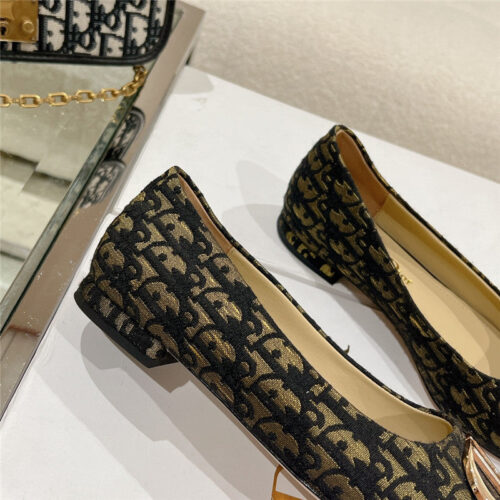 High Quality Luxury Dior Early Spring New Pointed Flat Shoes – Style 41990 product detail
