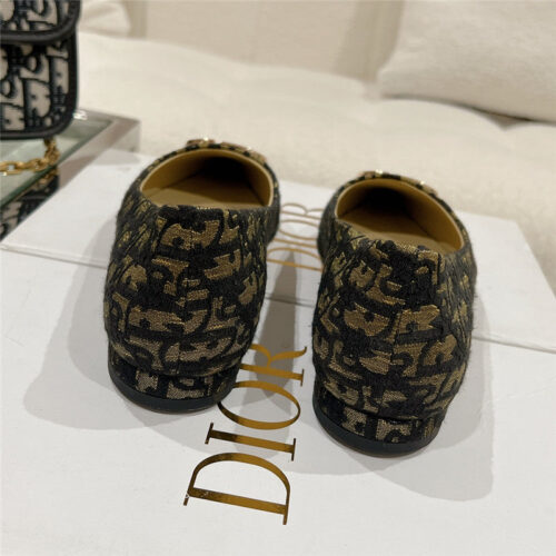High Quality Luxury Dior Early Spring New Pointed Flat Shoes – Style 41990 product detail