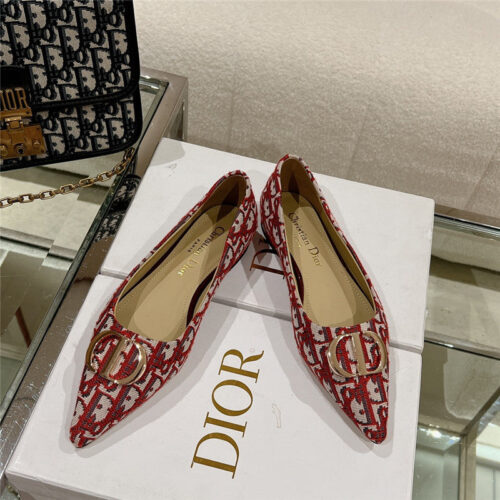 High Quality Luxury Dior Early Spring New Pointed Flat Shoes – Style 04134 product detail