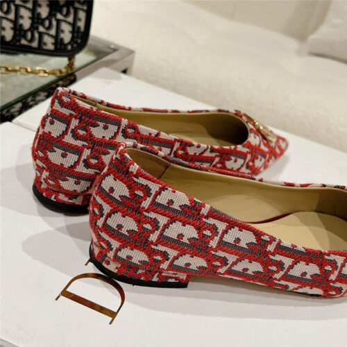 High Quality Luxury Dior Early Spring New Pointed Flat Shoes – Style 04134 product detail