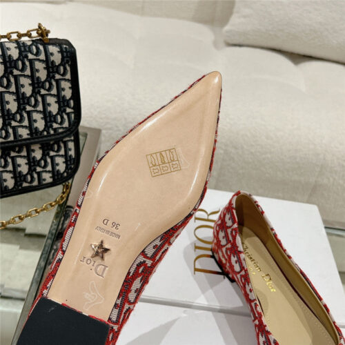 High Quality Luxury Dior Early Spring New Pointed Flat Shoes – Style 04134 product detail