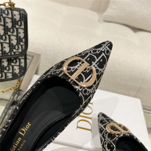 High Quality Luxury Dior Early Spring New Pointed Flat Shoes – Style 64582 product detail