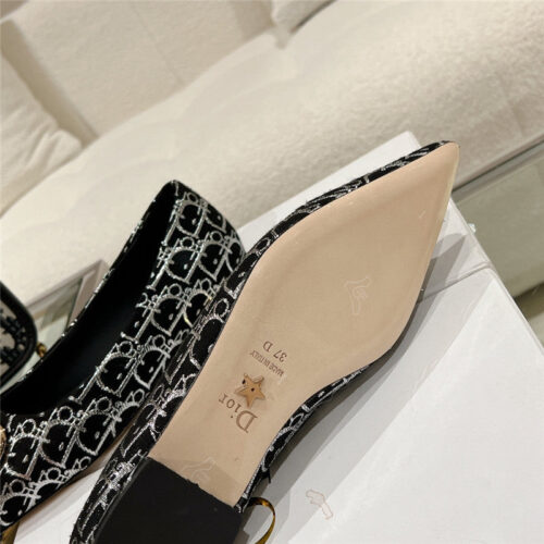 High Quality Luxury Dior Early Spring New Pointed Flat Shoes – Style 64582 product detail
