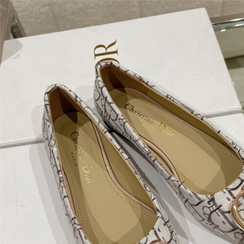 High Quality Luxury Dior Early Spring New Pointed Flat Shoes – Style 61190 product detail