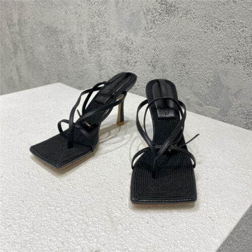 High Quality Luxury Bottega Veneta Classic Heeled Sandals – Style 31686 alternate view