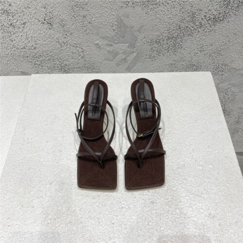High Quality Luxury Bottega Veneta Classic Heeled Sandals – Style 92134 alternate view