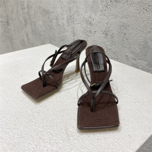 High Quality Luxury Bottega Veneta Classic Heeled Sandals – Style 92134 product detail