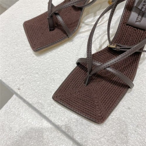High Quality Luxury Bottega Veneta Classic Heeled Sandals – Style 92134 product detail