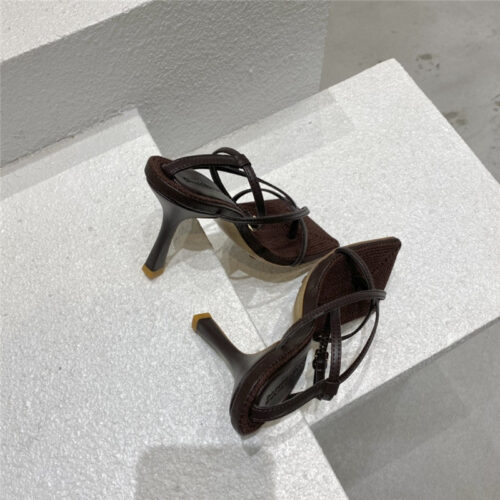 High Quality Luxury Bottega Veneta Classic Heeled Sandals – Style 92134 product detail