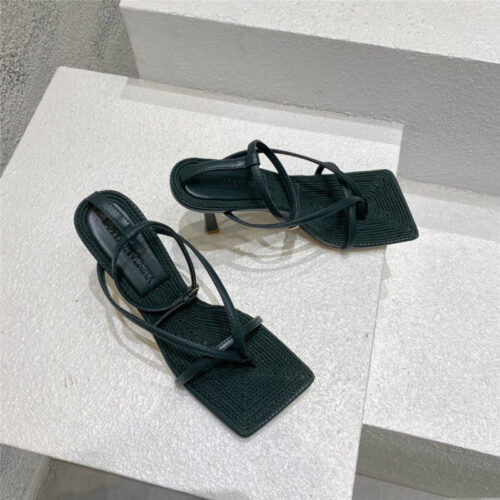 High Quality Luxury Bottega Veneta Classic Heeled Sandals – Style 13030