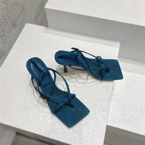 High Quality Luxury Bottega Veneta Classic Heeled Sandals – Style 42406