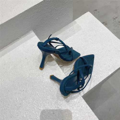 High Quality Luxury Bottega Veneta Classic Heeled Sandals – Style 42406 product detail
