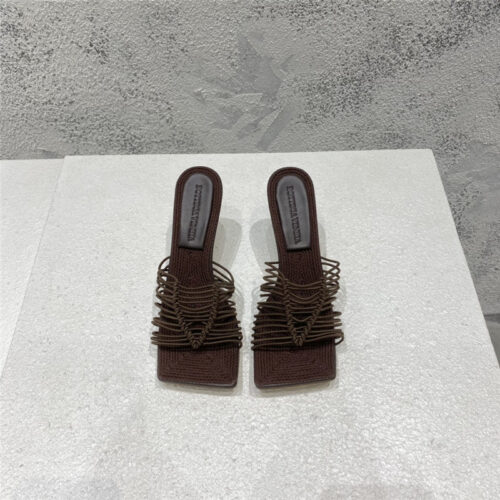 High Quality Luxury Bottega Veneta Classic Heeled Sandals – Style 04550 alternate view