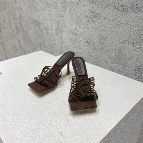 High Quality Luxury Bottega Veneta Classic Heeled Sandals – Style 04550 product detail
