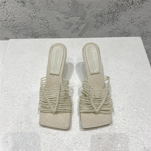 High Quality Luxury Bottega Veneta Classic Heeled Sandals – Style 97766 alternate view