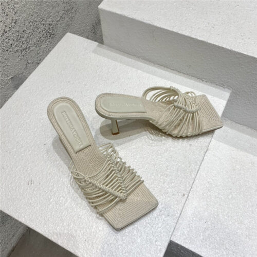 High Quality Luxury Bottega Veneta Classic Heeled Sandals – Style 97766