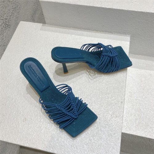 High Quality Luxury Bottega Veneta Classic Heeled Sandals – Style 84198