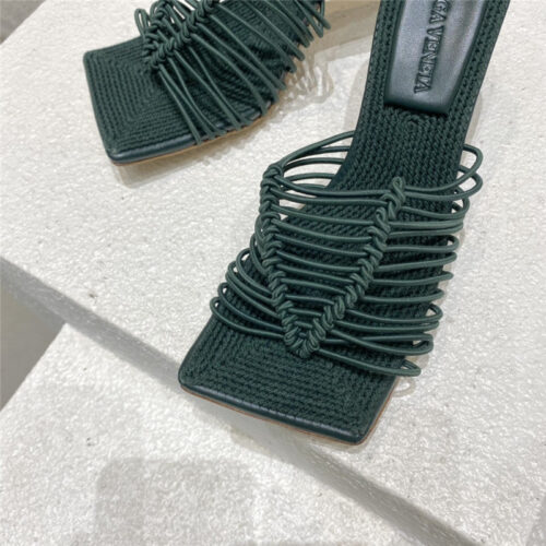 High Quality Luxury Bottega Veneta Classic Heeled Sandals – Style 44646 product detail
