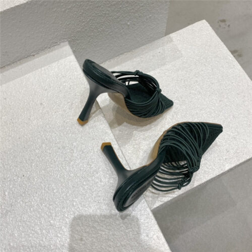 High Quality Luxury Bottega Veneta Classic Heeled Sandals – Style 44646 product detail