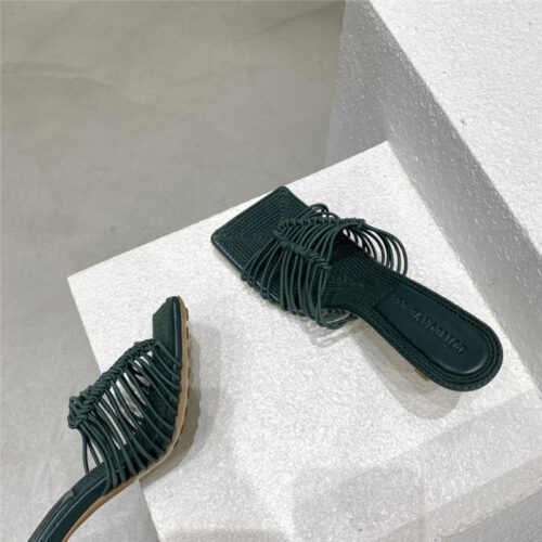 High Quality Luxury Bottega Veneta Classic Heeled Sandals – Style 44646 product detail