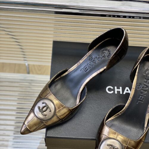 High Quality Luxury Chanel Side Empty High Heels product detail