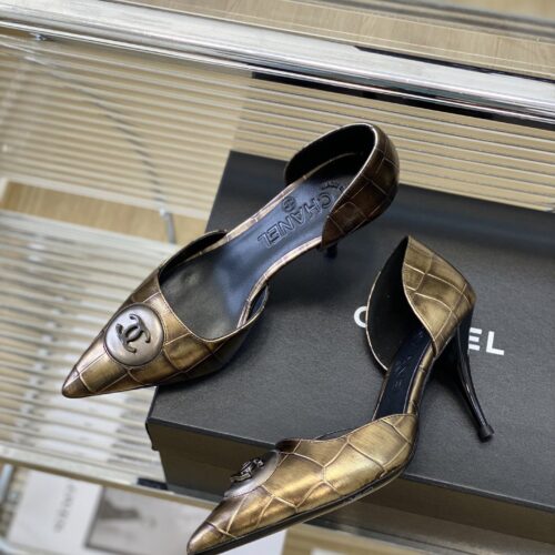High Quality Luxury Chanel Side Empty High Heels product detail