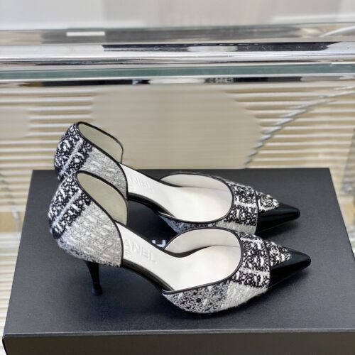 High Quality Luxury Chanel Side Empty High Heels – Style 41862 product detail