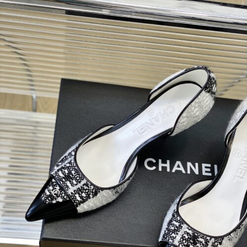 High Quality Luxury Chanel Side Empty High Heels – Style 41862 product detail