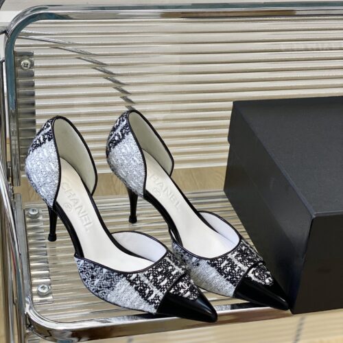High Quality Luxury Chanel Side Empty High Heels – Style 41862 product detail