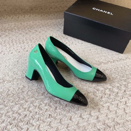 High Quality Luxury Chanel New Patent Leather Shoes
