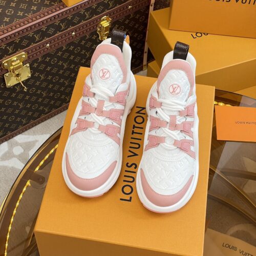 High Quality Luxury Louis Vuitton Hardware Casual Sports Daddy Shoes – Style 59139 alternate view