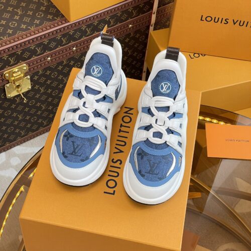 High Quality Luxury Louis Vuitton Hardware Casual Sports Daddy Shoes – Style 57443 alternate view