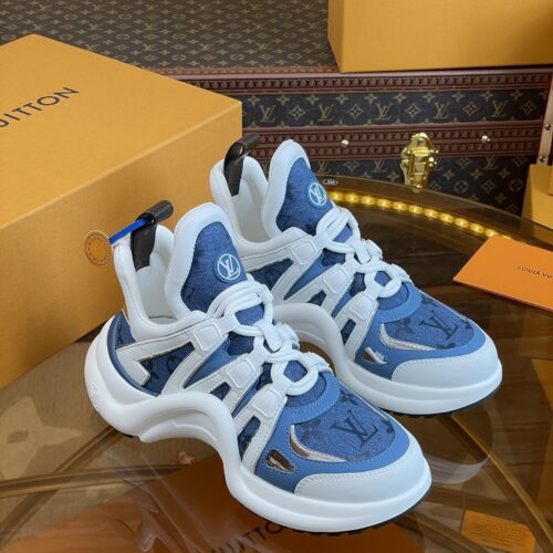 High Quality Luxury Louis Vuitton Hardware Casual Sports Daddy Shoes – Style 57443