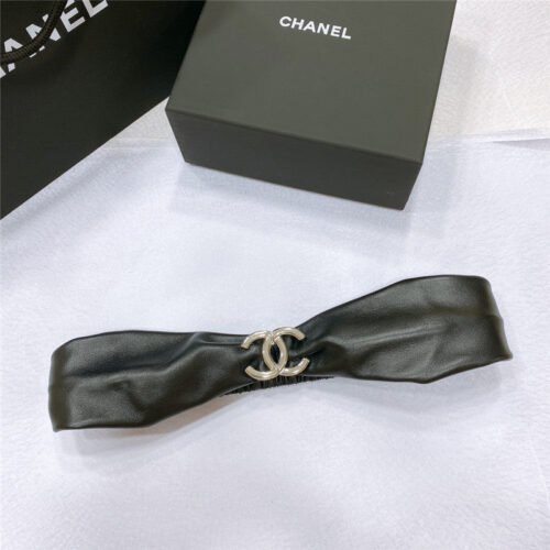 High Quality Luxury Chanel Smooth Cc Brass Buckle Sheepskin Elastic Belt – Style 97638 alternate view