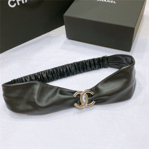 High Quality Luxury Chanel Smooth Cc Brass Buckle Sheepskin Elastic Belt – Style 97638