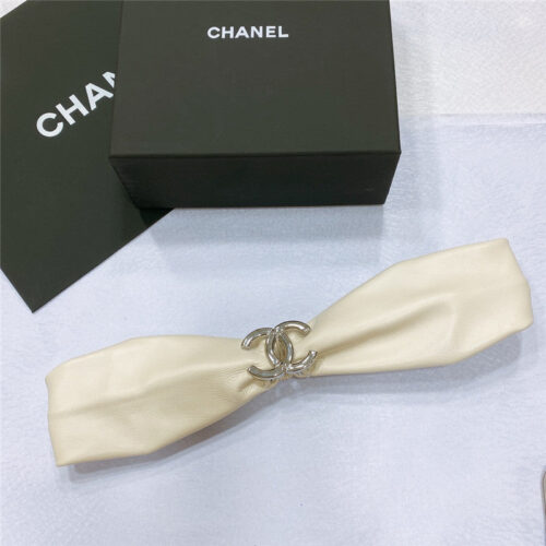 High Quality Luxury Chanel Smooth Cc Brass Buckle Sheepskin Elastic Belt – Style 87462 alternate view