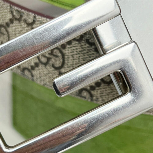 High Quality Luxury Gucci Square G Buckle Reversible Belt – Style 31846 product detail