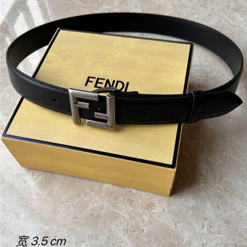 High Quality Luxury Fendi Unisex Casual Belt