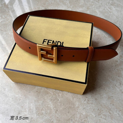 High Quality Luxury Fendi Unisex Casual Belt – Style 91270