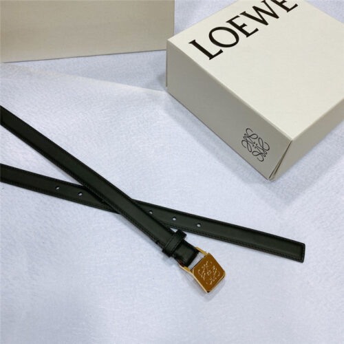 High Quality Luxury Loewe Narrow Belt In Smooth Calfskin – Style 70182 alternate view