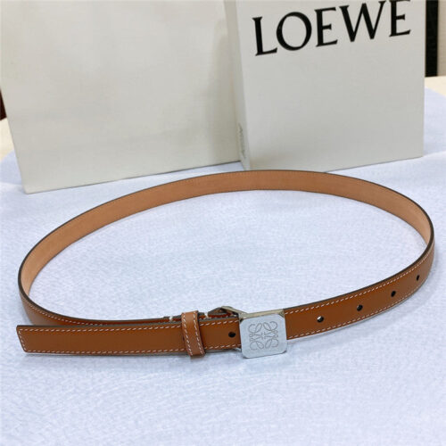 High Quality Luxury Loewe Loewe Amazona Padlock Belt In Smooth Calfskin