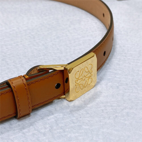High Quality Luxury Loewe Loewe Amazona Padlock Belt In Smooth Calfskin – Style 04646 product detail
